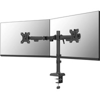 Neomounts DS60-600BL2 Monitorarm 10-32" - Quick-fix - 180°-stop Zwart