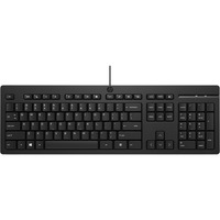HP 125 toetsenbord met kabel Zwart, EU lay-out (QWERTY), Plunger