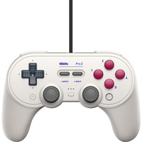 8BitDo Pro 2 Wired G Classic gamepad Grijs, Pc, Nintendo Switch