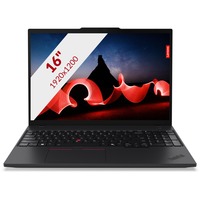Lenovo ThinkPad T16 Gen 3 (21MN004CMH) 16" laptop Zwart | Core Ultra 7 155U | Intel Graphics | 16GB | 512GB SSD