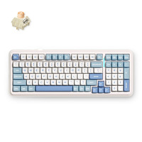 MCHOSE K99 V2 Wireless Gasket Mount Mechanical Keyboard Wit, US lay-out (QWERTY), Kailh Box Icy Creamsicle, 99%, RGB, PBT Keycaps, Hot-Swap, 2.4 GHz | Bluetooth | USB-C