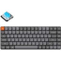 Keychron K3 Max-H2 RGB mechanisch toetsenbord Zwart, US lay-out (QWERTY), Gateron Low Profile 2.0 Mechanical Blue, 75%, RGB leds, Double-shot PBT, hot swap, 2.4GHz | Bluetooth 5.1 | USB-C