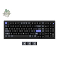 Keychron Q5 HE 8K Magnetic Switch Keyboard Zwart, US lay-out (QWERTY), Keychron Ultra-Fast Lime, 96%, RGB leds, OSA double-shot PBT, hot swap, Knob