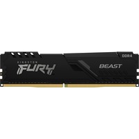Kingston FURY Beast 8 GB DDR4-3200 (1x 8 GB) werkgeheugen Zwart, KF432C16BB/8, XMP 2.0
