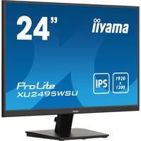 iiyama ProLite XU2495WSU-B7 24.1" monitor Zwart, 75Hz, USB, HDMI, Audio