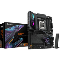 GIGABYTE X870E AORUS PRO X3D socket AM5 moederbord Zwart, RAID, 5Gb-LAN, Wi-Fi 7, BT, Sound, ATX