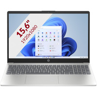 HP 15-fc0055nd (832G0EA) 15.6"  laptop Zilver | R5-7520U | Radeon Graphics | 16 GB | 512 GB SSD
