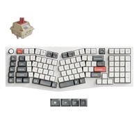 Keychron Q13 Ultra-P1 8K Wireless Custom Mechanical Keyboard Wit, US lay-out (QWERTY), Keychron Silk POM Red, 96%, RGB, Hot swap, 8K, 2.4 GHz | Bluetooth 5.2 | USB-C