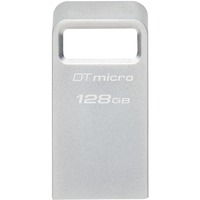 Kingston DataTraveler Micro 128 GB usb-stick Zilver, DTMC3G2/128GB, USB 3.2 Gen 1