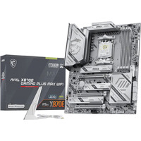 MSI MAG X870E GAMING PLUS MAX WIFI socket AM5 moederbord Zwart, 5 Gb-LAN, Wi-Fi 7, BT, Sound, ATX