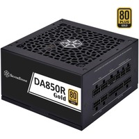 SilverStone SST-DA850R-GMA modulaire 850 watt voeding  Zwart, 4x PCIe, 1x 12VHPWR, 4x PCIe, Kabel-Management
