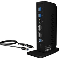 ICY BOX IB-DK2252AC dockingstation Zwart, USB-A, HDMI, DisplayPort
