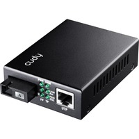 Cudy MC100SB-20A 10/100M Ethernet Media Converter mediaconverter Zwart