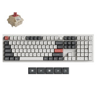 Keychron Q6 Ultra-P1 8K Wireless Custom Mechanical Keyboard Wit, US lay-out (QWERTY), Keychron Silk POM Red, 100%, RGB, Hot swap, 8K, 2.4 GHz / Bluetooth 5.2 / USB-C