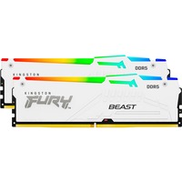 Kingston FURY 32 GB DDR5-6800 (2x 16 GB) Kit werkgeheugen Wit, KF568C34BWEAK2-32, XMP 3.0, EXPO
