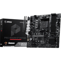 MSI PRO B550M-P WIFI6E socket AM4 moederbord Zwart
