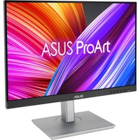 ASUS ProArt Display PA248CNV 24" monitor Zwart/zilver, 75 Hz, HDMI, DisplayPort, USB, LAN, Audio