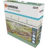 GARDENA Micro-Drip-Bewatering moestuin/bloembed Set (60 m²) druppelaar Zwart/grijs