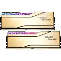 G.Skill 64 GB DDR5-6000 (2x 32 GB) Kit werkgeheugen Goud, F5-6000J2636H32GX2-TR5NG, Trident Z5 Royal Neo, EXPO