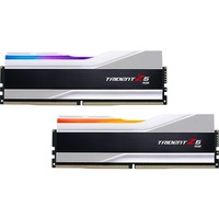 G.Skill 64 GB DDR5-5600 Kit werkgeheugen Zilver, F5-5600J2834F32GX2-TZ5RS, Trident Z5 RGB, XMP