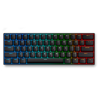 MCHOSE Ace 60 Pro Hall Effect Magnetic Switch Gaming Keyboard Zwart, US lay-out (QWERTY), Ice Blue Magnetic, 60%, RGB, Hot swap, PBT Keycaps, Hall Effect Sensor