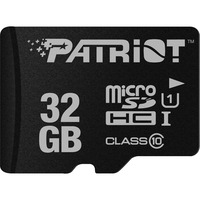 Patriot LX Series microSDHC 32 GB geheugenkaart Zwart, UHS-I U1, Class 10