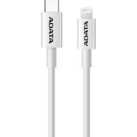 ADATA USB 2.0 oplaadkabel, USB-C naar Lightning Wit, 1 Meter, PD, MFi gecertificeerd