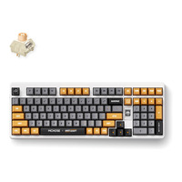 MCHOSE x Unbox Therapy - UT98 Mechanical Keyboard, toetsenbord Retro Therapy, Icy Creamsicle Switch, 98%, RGB, Hot swap, 2.4 GHz / USB-C / Bluetooth