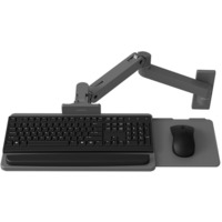Ergotron LX Pro Wall Keyboard Arm bevestiging Donkergrijs