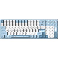 Iqunix F97 Wintertide Wireless Mechanical Keyboard, gaming toetsenbord Lichtblauw, US lay-out, Cherry MX Brown, RGB leds, 96%, Hot-swappable, PBT, 2.4GHz | Bluetooth 5.1 | USB-C