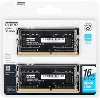KLEVV 16 GB DDR4-3200 (2x 8 GB) laptopgeheugen Zwart, KD48GS880-32N220D, SO-DIMM