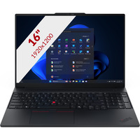 Lenovo ThinkPad E16 Gen 3 (21SR002DMH) 16"  laptop Zwart | Ultra 5 225U | Intel Graphics | 16 GB | 512 GB SSD