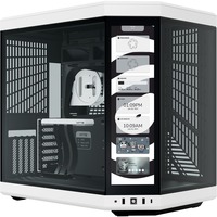 HYTE Y70 Touch Infinite midi tower behuizing Wit/zwart | 2x USB-A | 1x USB-C | Tempered Glass