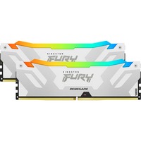 Kingston FURY 64 GB DDR5-6400 Kit werkgeheugen Wit, KF564C32RWAK2-64, Renegade RGB XMP