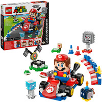 LEGO Super Mario - Mario Kart - Interactieve LEGO Mario en standaardkart Constructiespeelgoed 72043