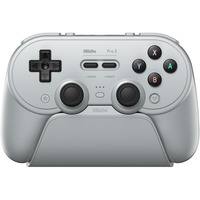 8BitDo Pro 3 Bluetooth Gamepad Grijs/zwart, Switch 1 & 2, PC, Android, 2.4 GHz / Bluetooth / USB