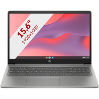 HP Chromebook 15a-nb0100nd (B0WV1EA) 15.6" laptop Zilver | N100 | UHD Graphics | 4 GB | 128 GB UFS