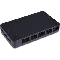 Alphacool Core 10x 4-Pin PWM Splitter with SATA power connector fancontroller Zwart