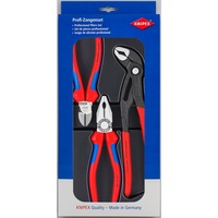 KNIPEX Tangen-set 00 20 09 V01 tangenset Blauw/zwart, 3-Delig