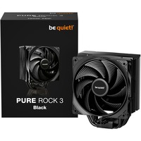 be quiet! Pure Rock 3 Black CPU-koeler Zwart, 4-pins PWM fan-connector