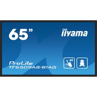 iiyama ProLite TF6539AS-B1AG 64.5" 4K UHD touchscreen monitor Zwart, Touch, HDMI, DisplayPort, LAN, Audio, USB, Android