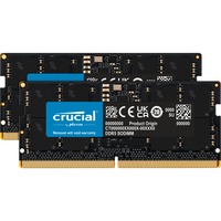 Crucial 64 GB DDR5-4800 (2x 32 GB) Kit laptopgeheugen Zwart, CT2K32G48C40S5