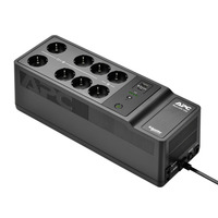 APC Back-UPS BE1050G2-GR - Noodstroomvoeding Zwart, 8x Schuko, 1050VA, 2 USB opladers, 1 USB