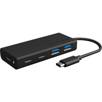 ICY BOX IB-HUB1426-CPD usb-hub Zwart