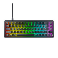 CHERRY XTRFY K5V2 Compact, gaming toetsenbord Zwart, US lay-out, Cherry MX2A Red, 65%, RGB, Hot-swap