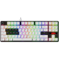 Pulsar PCMK 2HE TKL Mechanical Gaming Keyboard Wit/zwart, US lay-out, 80% (TKL), RGB, PBT Double-shot keycaps, Hot-swap