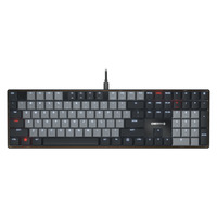 CHERRY KC 500 MX LP, toetsenbord Zwart, US lay-out, Cherry MX Low Profile 2.0 Ivory, White led, PBT keycaps