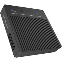 ICY BOX IB-4013MCL-C4 4-Bays USB4 Duplicator (1:3 klonen) dockingstation Zwart