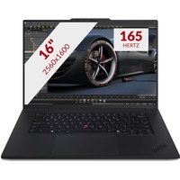 Lenovo ThinkPad P1 Gen 7 (21KV001QMH) 16" laptop Zwart | Core Ultra 7 155H | RTX 2000 | 32 GB | 1 TB SSD
