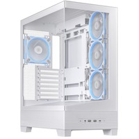 ASUS A31 PLUS midi tower behuizing Wit | 2x USB-A | 2x USB-C | Window